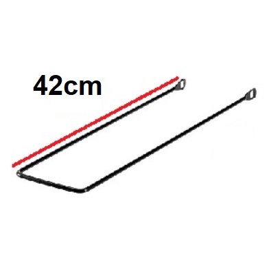 Långa stag till korg